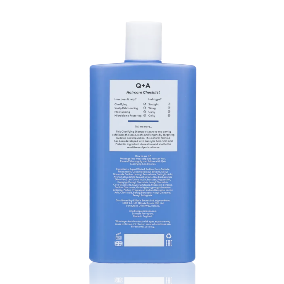 Шампунь для интенсивной очистки Q+A Clarifying Shampoo 250 мл (Цена: 655 грн.)