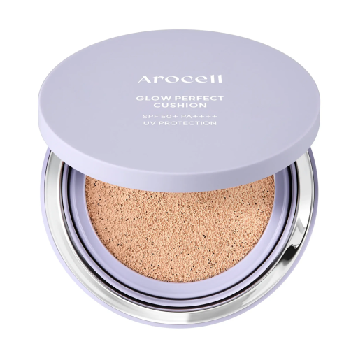 AROCELL тональний кушон з ефектом сяйва 23 натуральний Glow Perfect Cushion SPF50+ PA+++ 15 г