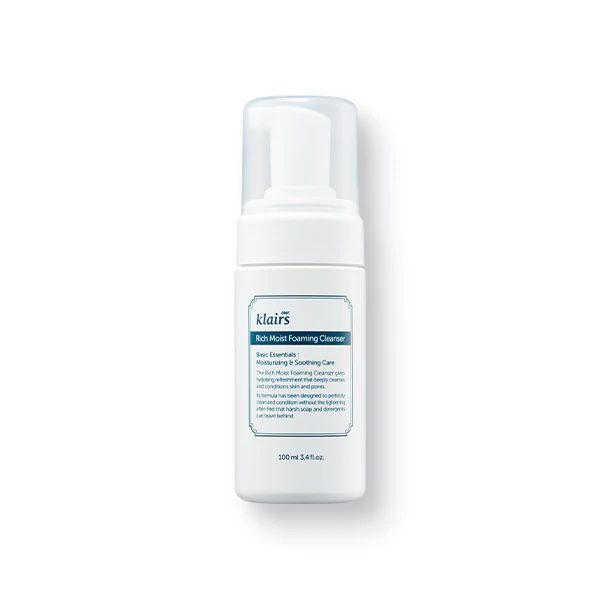 DEAR, KLAIRS Rich Moist Foaming Cleanser очищуюча пінка для шкіри обличчя 100 мл (Ціна: 670 грн.)