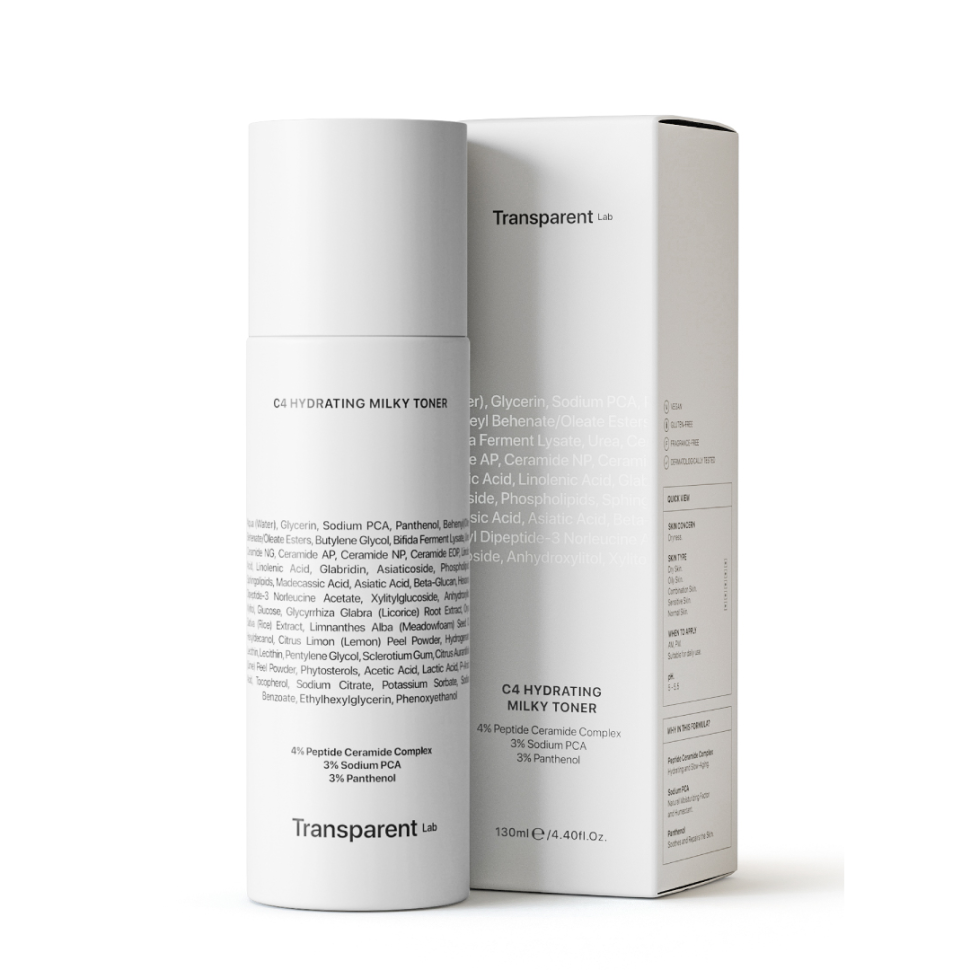 Увлажняющий молочный тонер TRANSPARENT LAB C4 Hydrating Milk Toner 130 мл (Цена: 2 109 грн.)