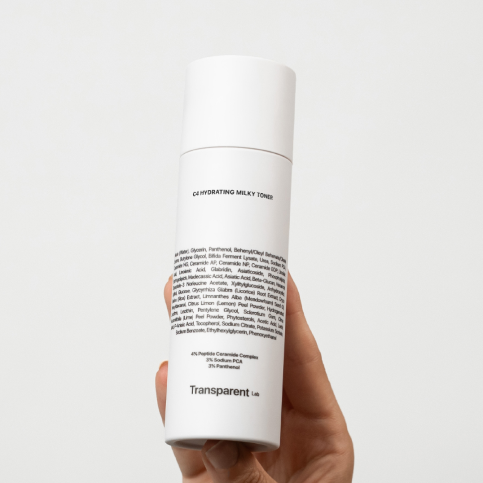 Увлажняющий молочный тонер TRANSPARENT LAB C4 Hydrating Milk Toner 130 мл (Цена: 2 109 грн.)
