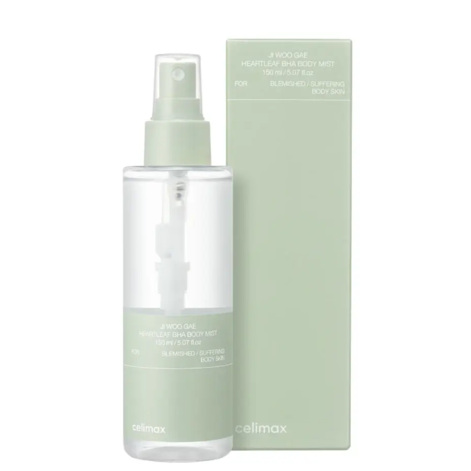 Мист для тела с BHA против акне CELIMAX Ji Woo Gae Heartleaf BHA Body Mist 150 мл (Цена: 590 грн.)