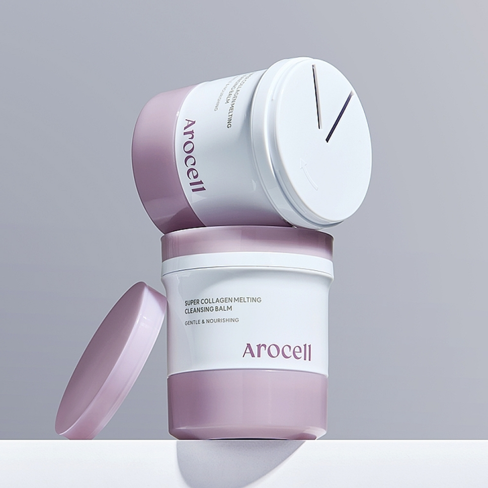Бальзам для глубокой очистки с коллагеном и пептидами AROCELL Super Collagen Melting Cleansing Balm 100 г (Цена: 1 390 грн.)