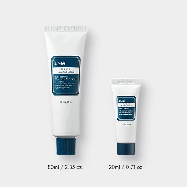 Крем успокаивающий для лица DEAR, KLAIRS Rich Moist Soothing Cream 80 мл (Цена: 975 грн.)