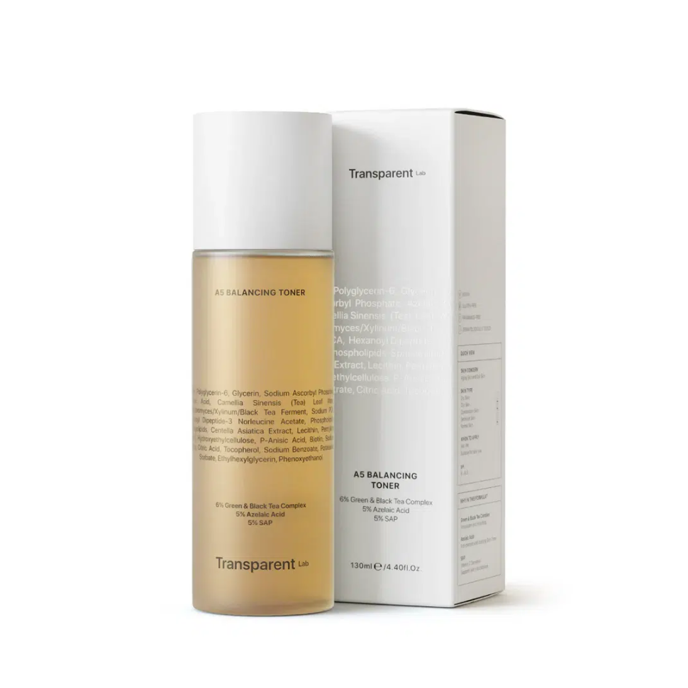 Балансирующий тонер с антиоксидантным и очищающим действием TRANSPARENT LAB A5 Balancing Toner 130 мл (Цена: 1 520 грн.)