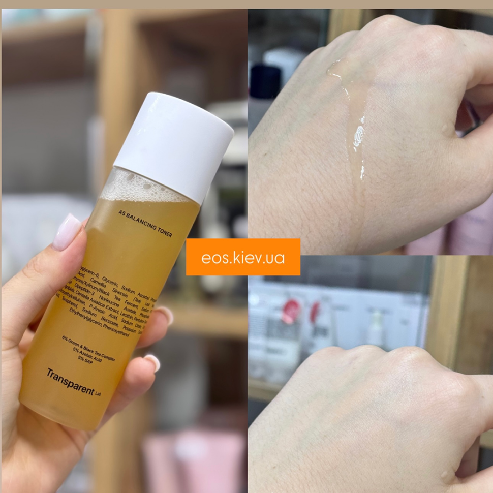 Балансирующий тонер с антиоксидантным и очищающим действием TRANSPARENT LAB A5 Balancing Toner 130 мл (Цена: 1 520 грн.)