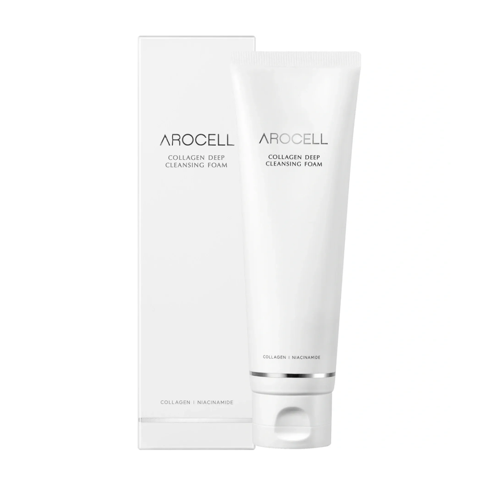 AROCELL Collagen Deep Cleansing Foam пінка для глибокого очищення шкіри з колагеном 120 мл (Ціна: 620 грн.)
