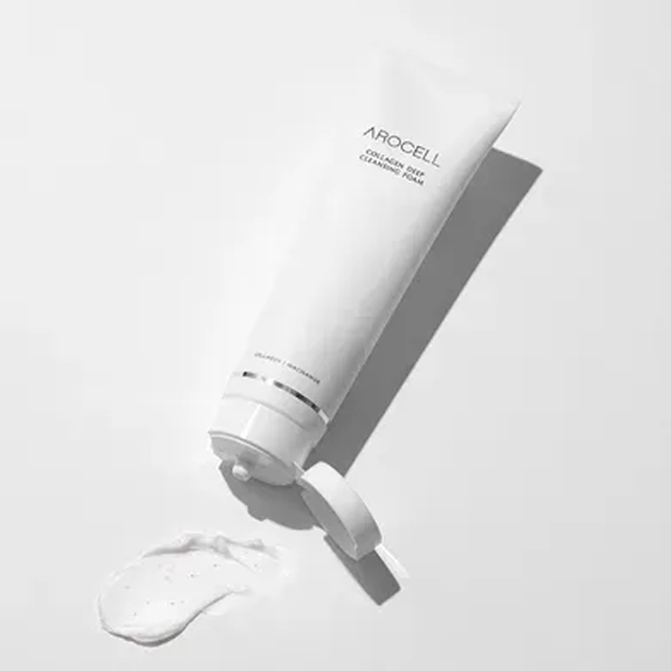 AROCELL Collagen Deep Cleansing Foam пінка для глибокого очищення шкіри з колагеном 120 мл (Ціна: 620 грн.)
