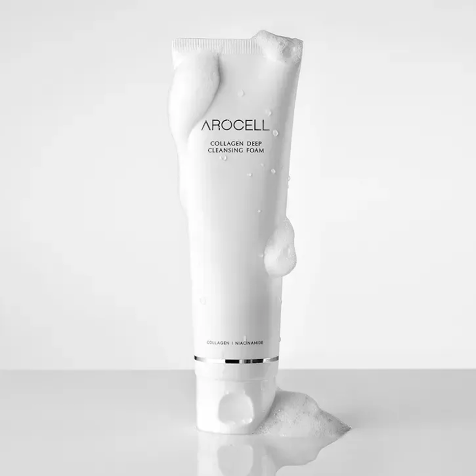 AROCELL Collagen Deep Cleansing Foam пінка для глибокого очищення шкіри з колагеном 120 мл (Ціна: 620 грн.)