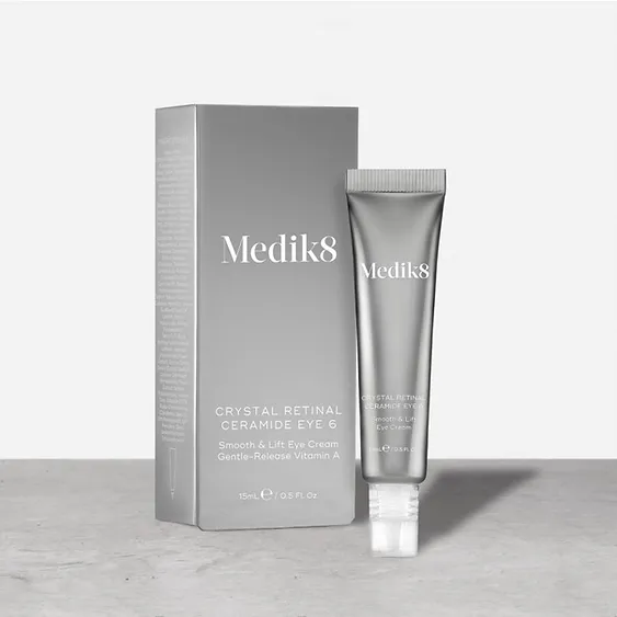 Крем омолаживающий для кожи вокруг глаз с витамином А 0,06% MEDIK8 Crystal Retinal® Ceramide Eye 6 15 мл (Цена: 3 400 грн.)