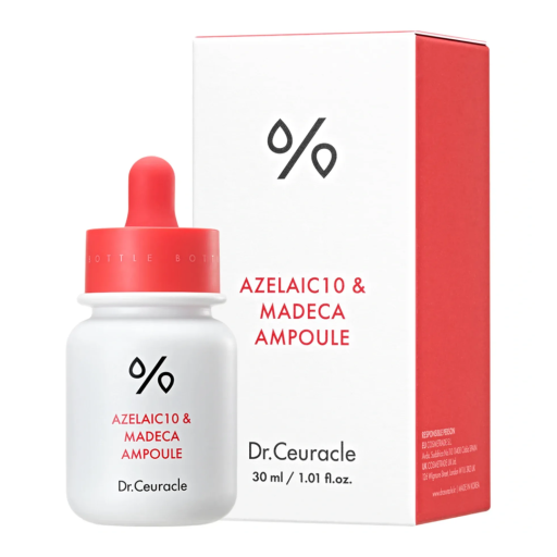 Сыворотка с азелаиновой кислотой 10% и мадекасосид DR.CEURACLE Azelaic 10 &amp; Madeca Ampoule 30 мл 