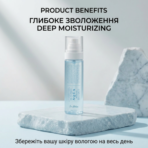 DR.ALTHEA зволожуючий міст з морською водою та ПДРН Aqua Marine Jelly Mist 100 мл