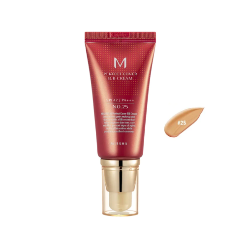 MISSHA M Perfect Cover BB крем SPF 42 PA+++ 25 ББ крем для обличчя теплий беж №25 50 мл (Ціна: 395 грн.)