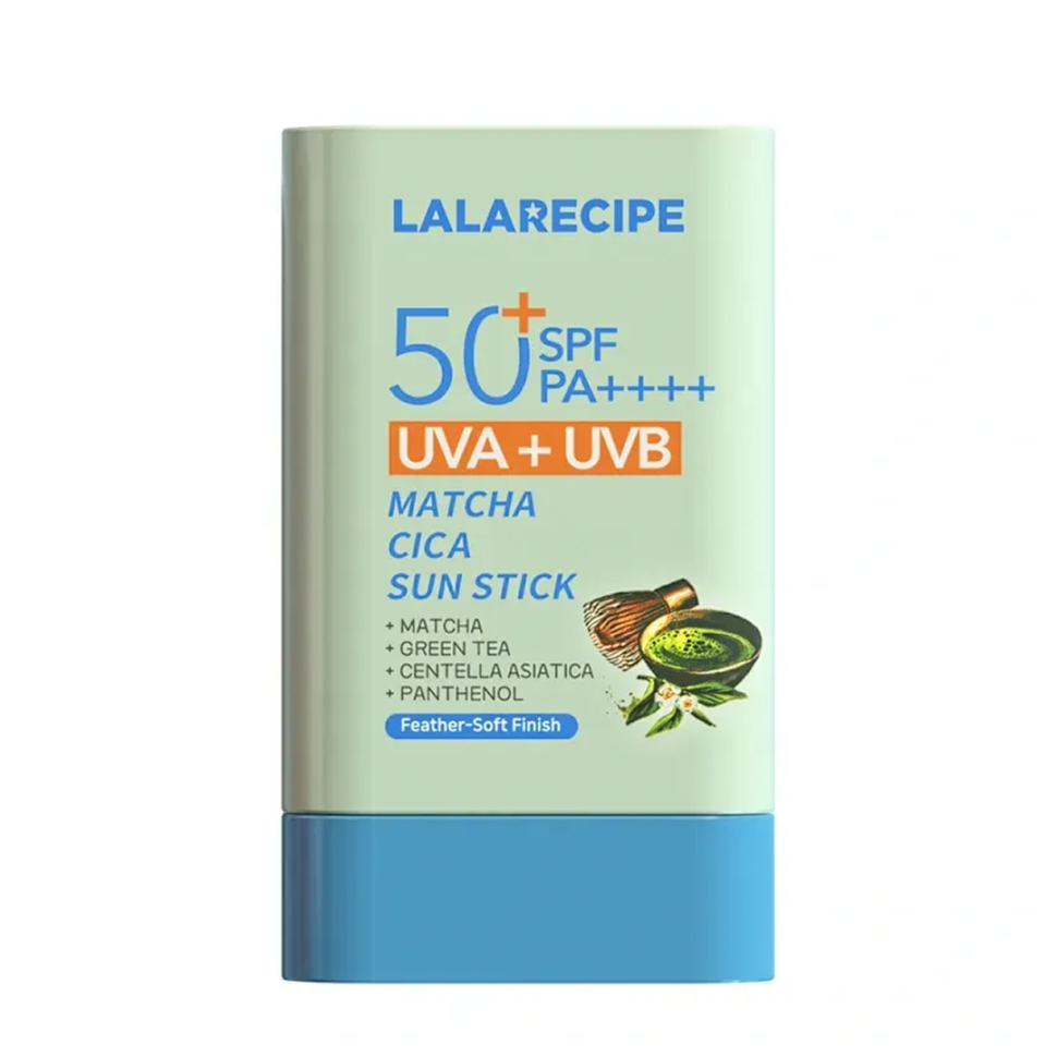 Солнцезащитный стик с центеллой и матчей LALARECIPE Matcha Cica Sun Stick 20 г (Цена: 790 грн.)