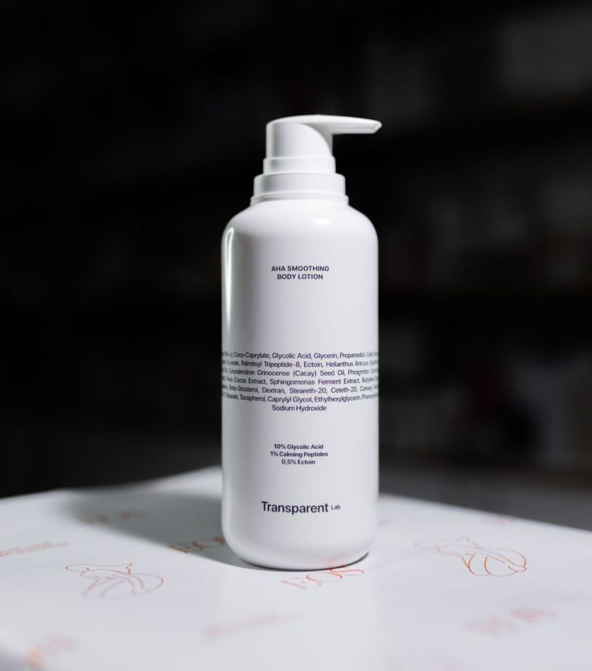 Разглаживающий лосьон для тела с АНА кислотами TRANSPARENT LAB AHA Smoothing Body Lotion 400 мл (Цена: 2 394 грн.)