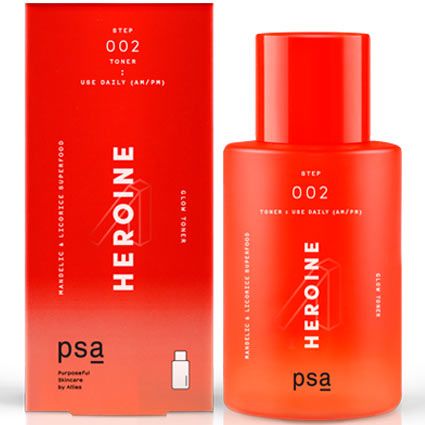PSA HEROINE: Mandelic & Licorice Superfood Glow Toner тонер-суперфуд с миндальной кислотой и лакрицей 100 мл (Цена: 1 935 грн.)