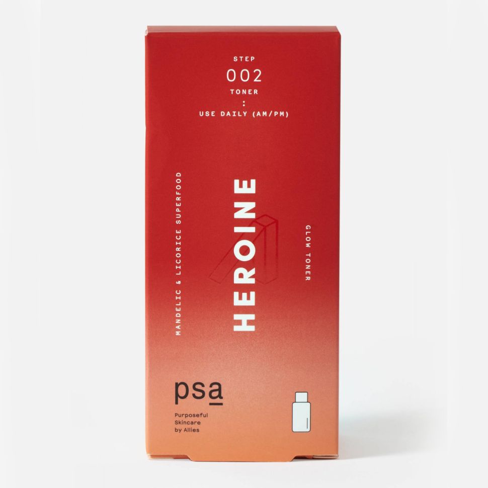 PSA HEROINE: Mandelic & Licorice Superfood Glow Toner тонер-суперфуд с миндальной кислотой и лакрицей 100 мл (Цена: 1 935 грн.)