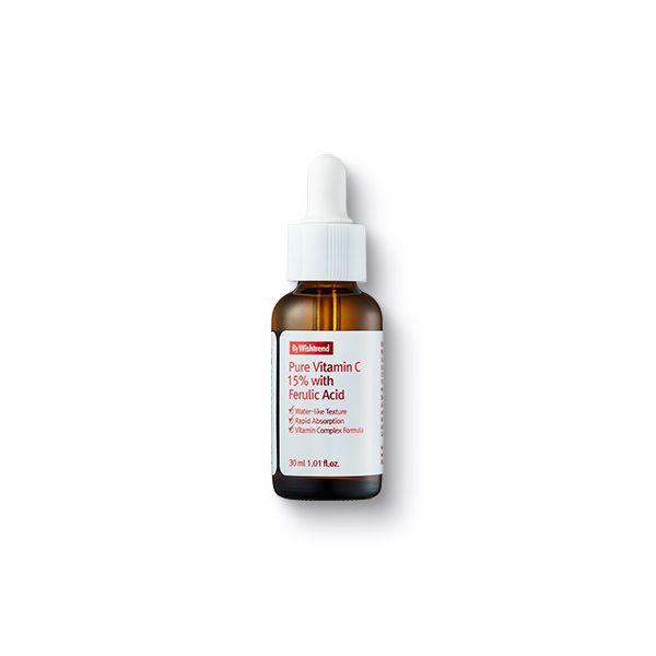 Сыворотка с витамином С BY WISHTREND Pure Vitamin C 15% with Ferulic Acid 30 мл (Цена: 650 грн.)