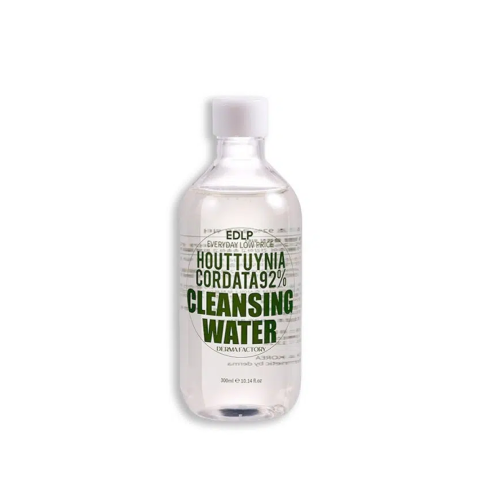 Слабокислотная мицеллярная вода DERMA FACTORY Houttuynia Cordata 92% Cleansing Water 300 мл (Цена: 625 грн.)