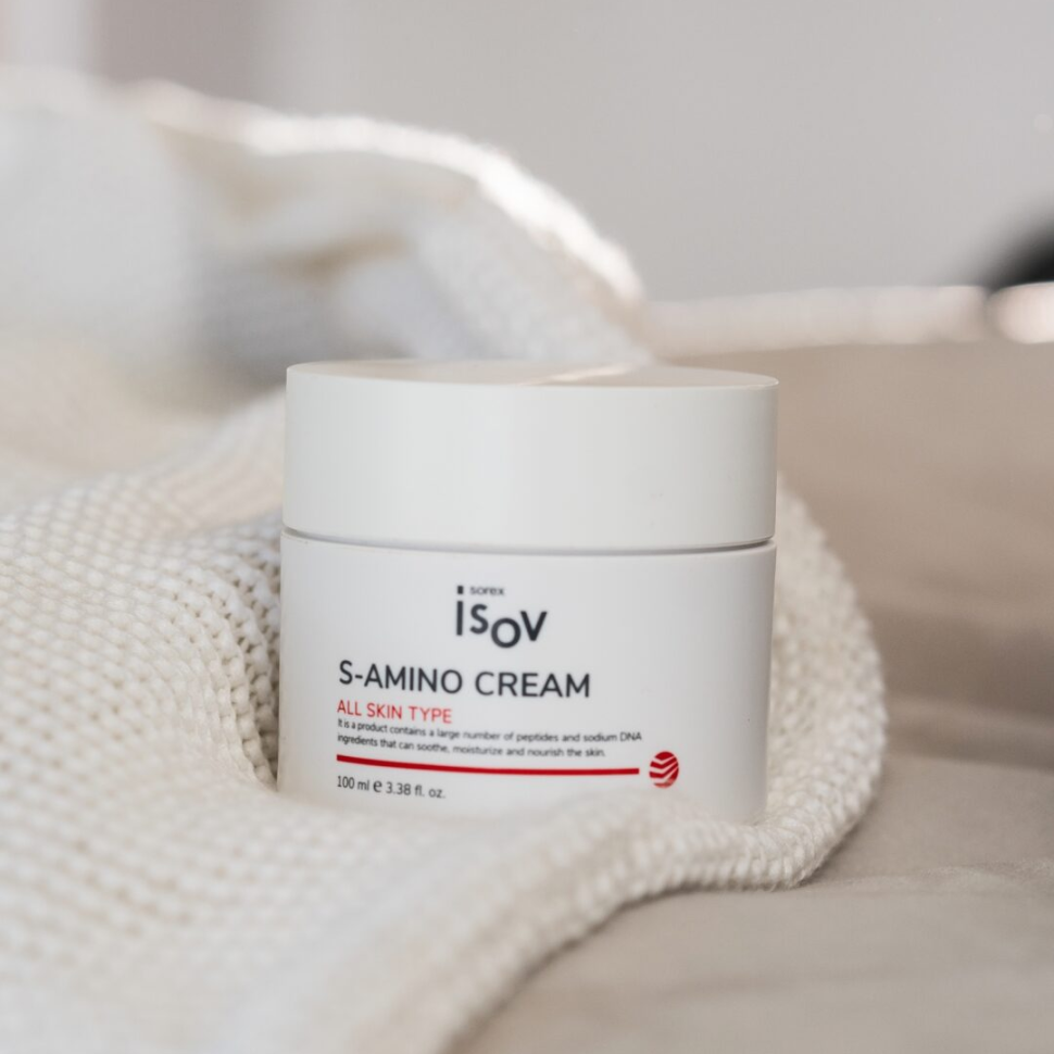 ISOV SOREX S-Amino Cream омолоджуючий крем з пептидами і полінуклеотидами для ліфтингу та еластичності шкіри 100 мл (Ціна: 2 900 грн.)
