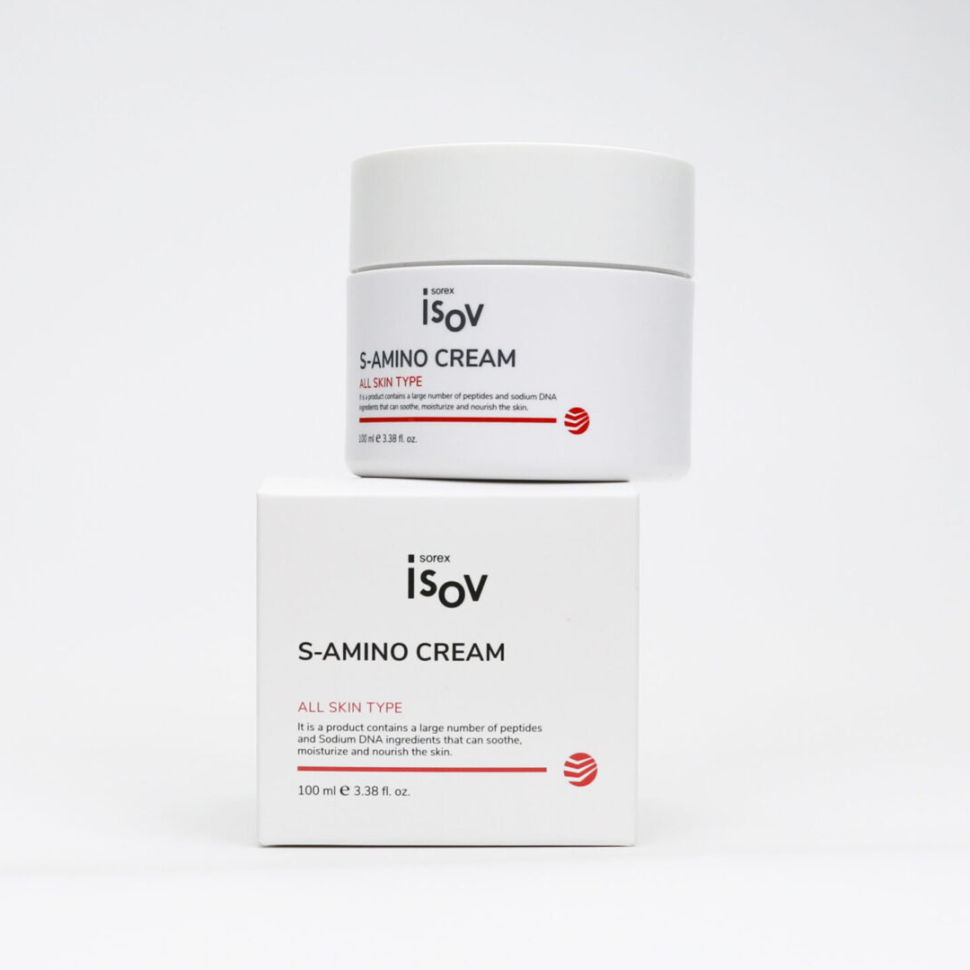 ISOV SOREX S-Amino Cream омолоджуючий крем з пептидами і полінуклеотидами для ліфтингу та еластичності шкіри 100 мл (Ціна: 2 900 грн.)