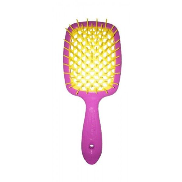 Расческа для волос сиренево-желтая Janeke 1830 Superbrush The Original Italian 1 шт  (Цена: 675 грн.)