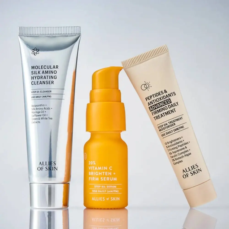 Набор для сияния кожи ALLIES OF SKIN 7 Days to Brighter Skin Kit (Цена: 3 270 грн.)