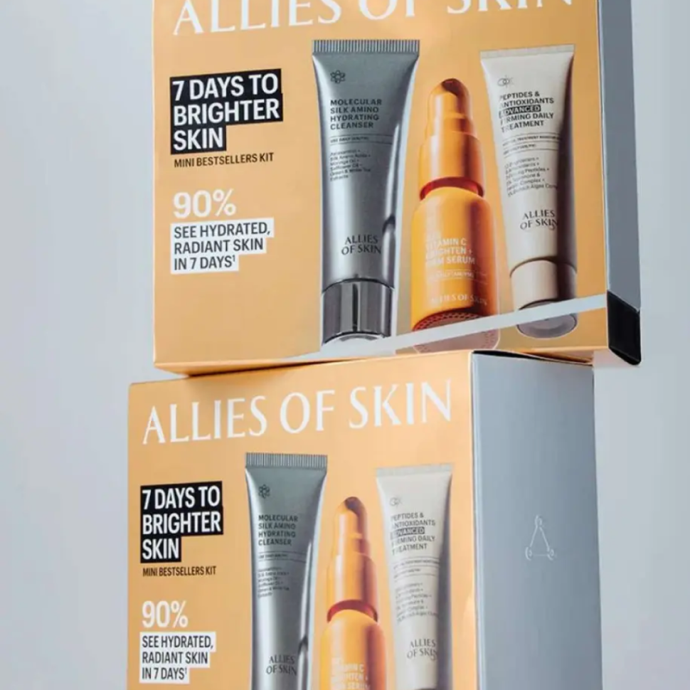 Набор для сияния кожи ALLIES OF SKIN 7 Days to Brighter Skin Kit (Цена: 3 270 грн.)