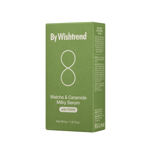 Восстанавливающая сыворотка с матчем и церамидами BY WISHTREND Matcha & Ceramide Milky Serum 30 мл