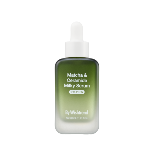 Восстанавливающая сыворотка с матчем и церамидами BY WISHTREND Matcha & Ceramide Milky Serum 30 мл