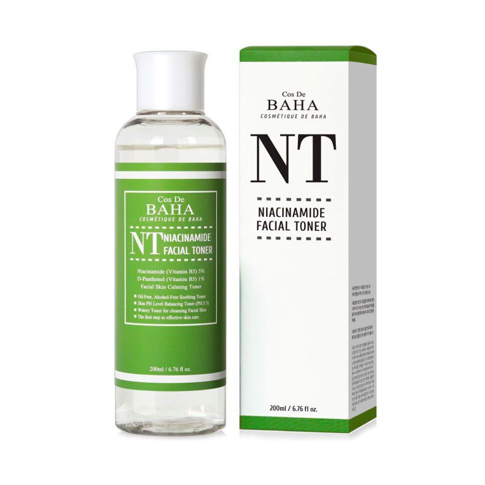 Тонер с ниацинамидом COS DE BAHA Nt Niacinamide Toner 200 мл (Цена: 590 грн.)