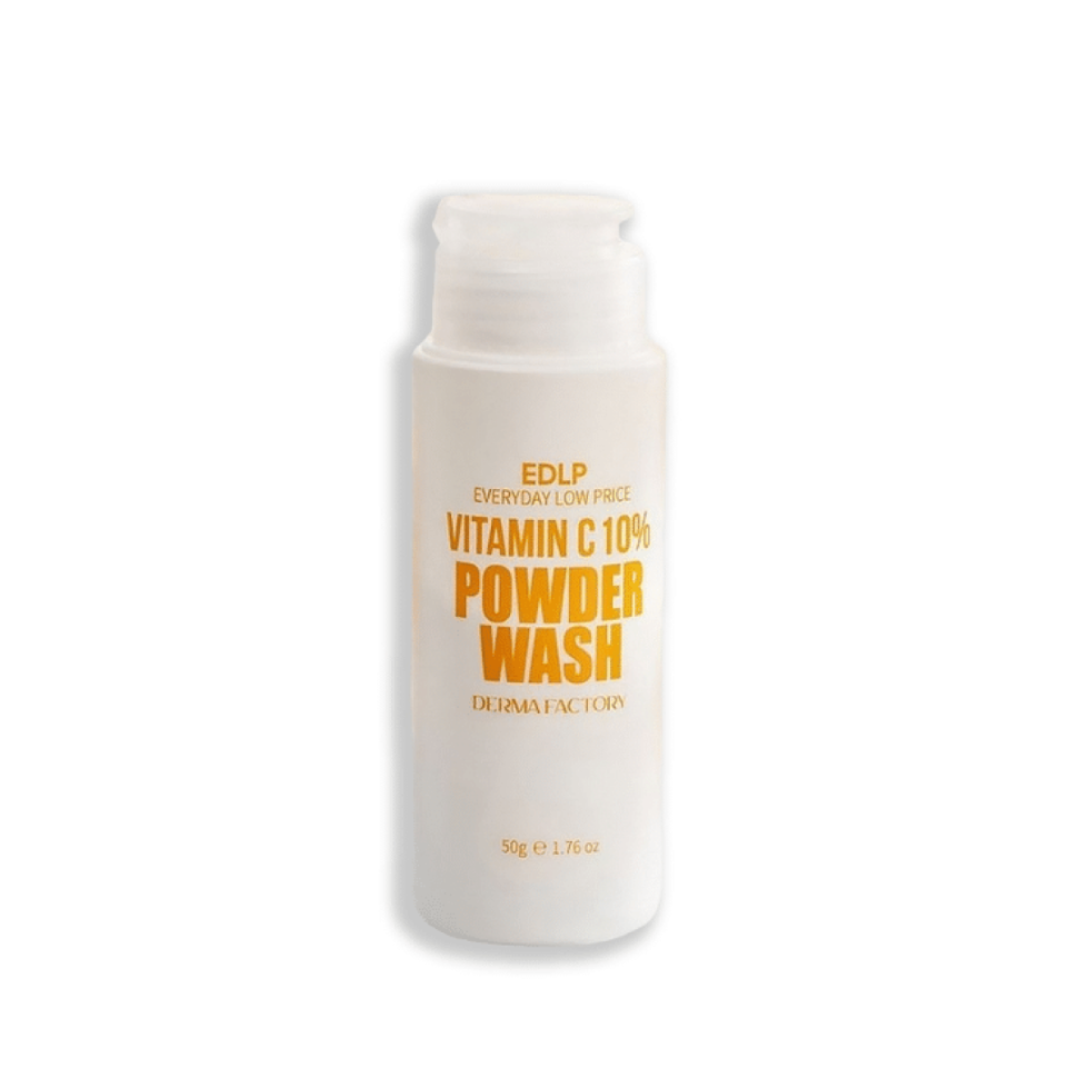 Энзимная пудра с осветительным и освежающим эффектом DERMA FACTORY Vitamin C 10% Powder Wash 50 г (Цена: 765 грн.)