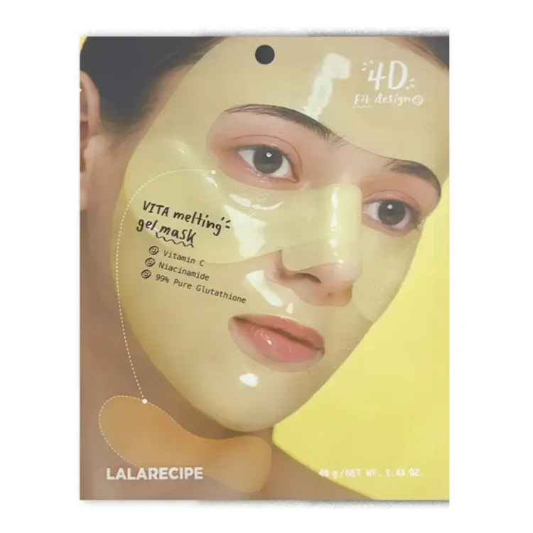 LALARECIPE гелева маска з вітаміном С та ніацинамідом VITA Melting Gel Mask 1 шт