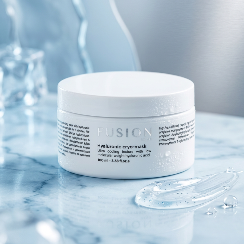 Интенсивная увлажняющая и охлаждающая маска FUSION MESO Hyaluronic – Cryo Mask 100 мл (Цена: 1 675 грн.)