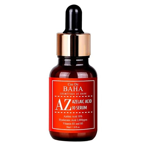 Противовоспалительная сыворотка с азелаиновой кислотой COS DE BAHA AZ Azelaic Acid 10 serum 30 мл