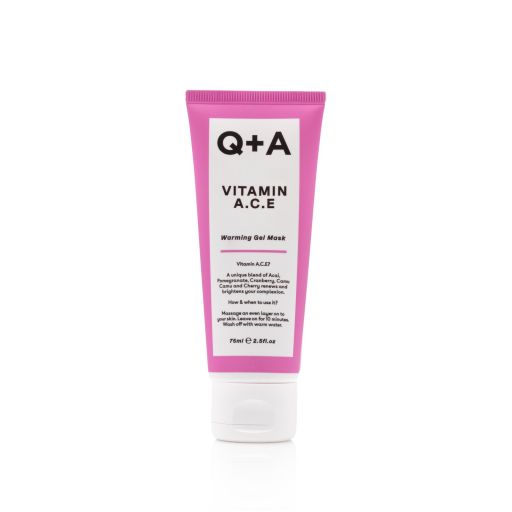 Витаминная маска для лица Q+A Vitamin A.C.E. Warming Gel Mask 75 мл