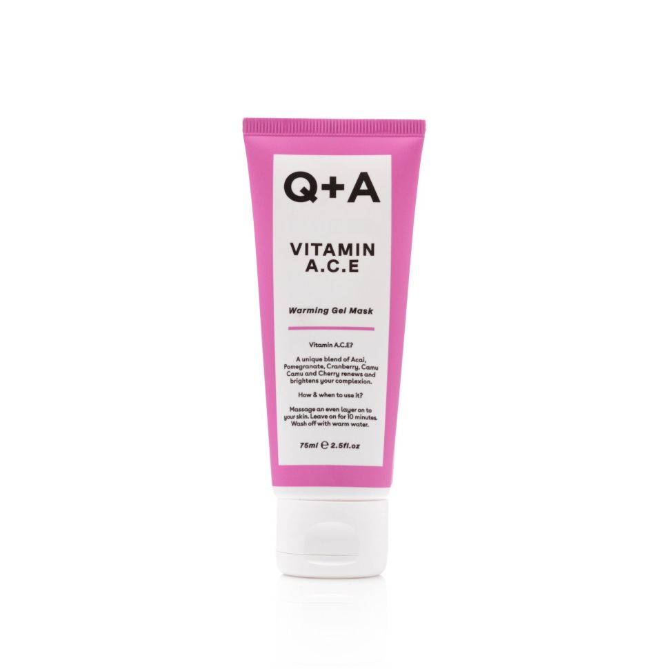 Витаминная маска для лица Q+A Vitamin A.C.E. Warming Gel Mask 75 мл (Цена: 530 грн.)