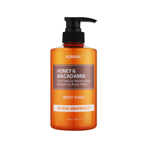 Гель для душа "Розовый Грейпфрут" KUNDAL Honey &amp; Macadamia Body Wash Pink Grapefruit 500 мл