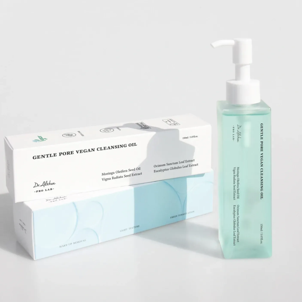 DR. ALTHEA Gentle Pore Vegan Cleansing Oil веганська гідрофільна олія для м’якого глибокого очищення пор 150 мл (Ціна: 990 грн.)
