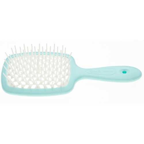 Расческа для волос мини голубо-белая Janeke 1830 Superbrush Small The Original Italian 1 шт