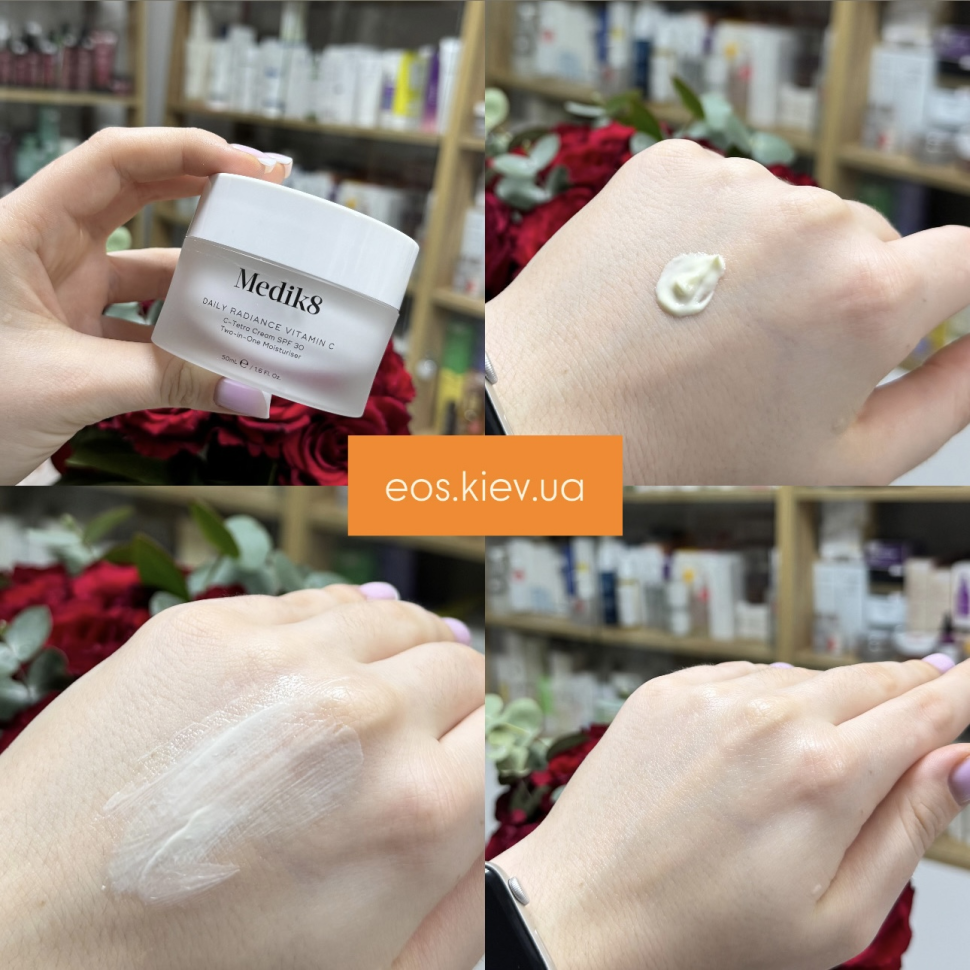 Антиоксидантный дневной крем C-Tetra с SPF30 MEDIK8 Daily Radiance Vitamin C SPF30 50 мл (Цена: 4 000 грн.)