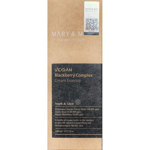 Кремовая эссенция с черничным комплексом MARY MAY Vegan Blackberry Complex Cream Essence 140 мл (Цена: 815 грн.)