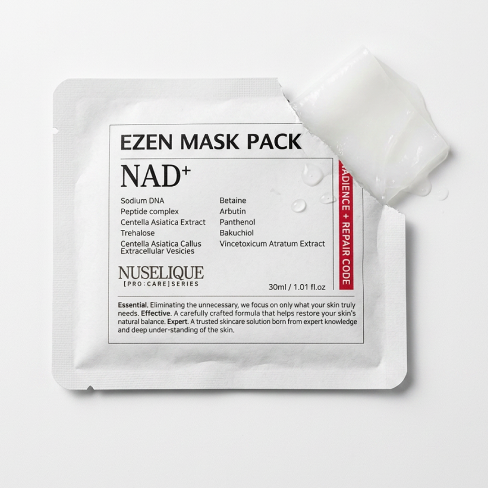NUSELIQUE EZEN Mask Pack інтенсивно омолоджуюча маска з NAD+ шт (Ціна: 235 грн.)