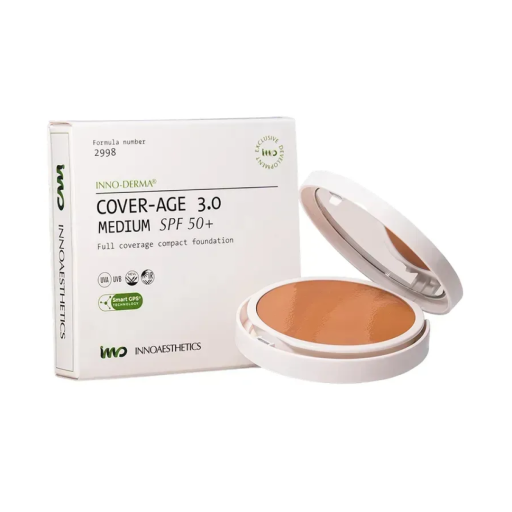 INNOAESTHETICS Epigen Coverage 3.0 Medium SPF 50+ крем пудра для обличчя з SPF захистом 12 г