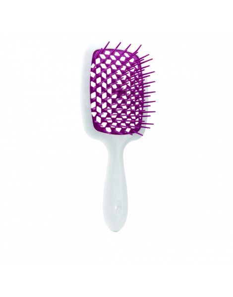 Розчіска для волосся біло-бузкова JANEKE 1830 Superbrush The Original Italian  (Ціна: 675 грн.)