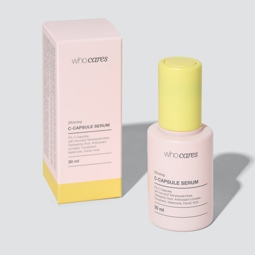 Мультивитаминная сыворотка для лица с инкапсулированным витамином C WHOCARES Shining C-Capsule Serum 30 мл