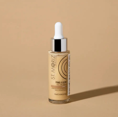 Сыворотка-автобронзат для лица с эффектом шиммера ST.MORIZ Professional Prime&Glow Serum 25 мл (Цена: 640 грн.)