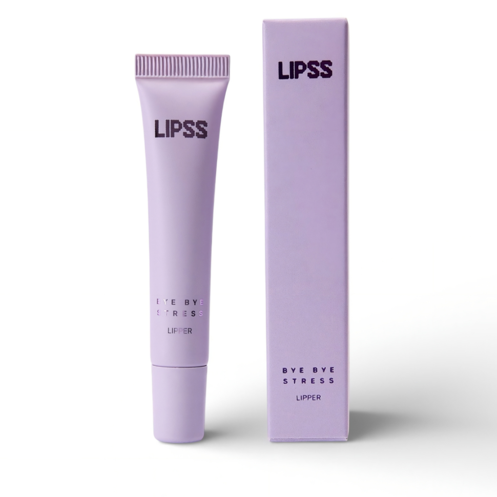 LIPSS Lipper блиск для губ лавандовий Bye Bye Stress 8 мл (Ціна: 520 грн.)