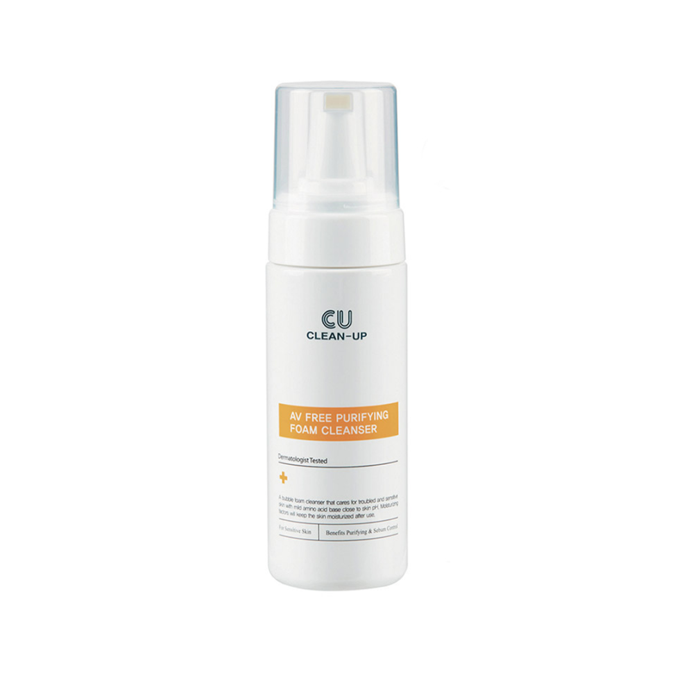 Очищающий мусс для чувствительной проблемной кожи CU SKIN Clean-Up AV Free Purifying Foam Cleanser 180 мл (Цена: 1 392 грн.)