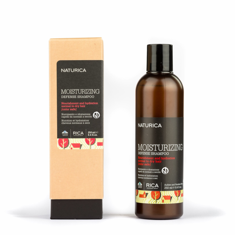 Увлажняющий защитный шампунь RICA Moisturizing Defense Shampoo 250 мл (Цена: 1 010 грн.)